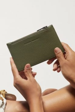 Status Anxiety Avoiding Things Khaki Wallet Bags & Wallets