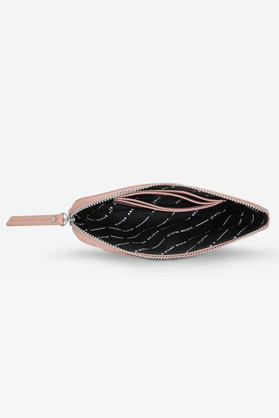 Status Anxiety Smoke And Mirrors Dusky Pink Wallet