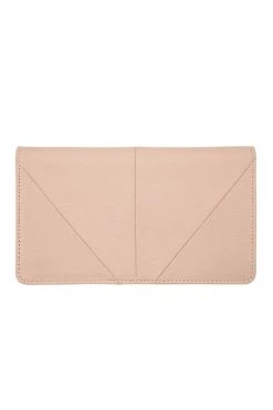 Status Anxiety Triple Threat Dusty Pink Foldover Wallet Bags & Wallets