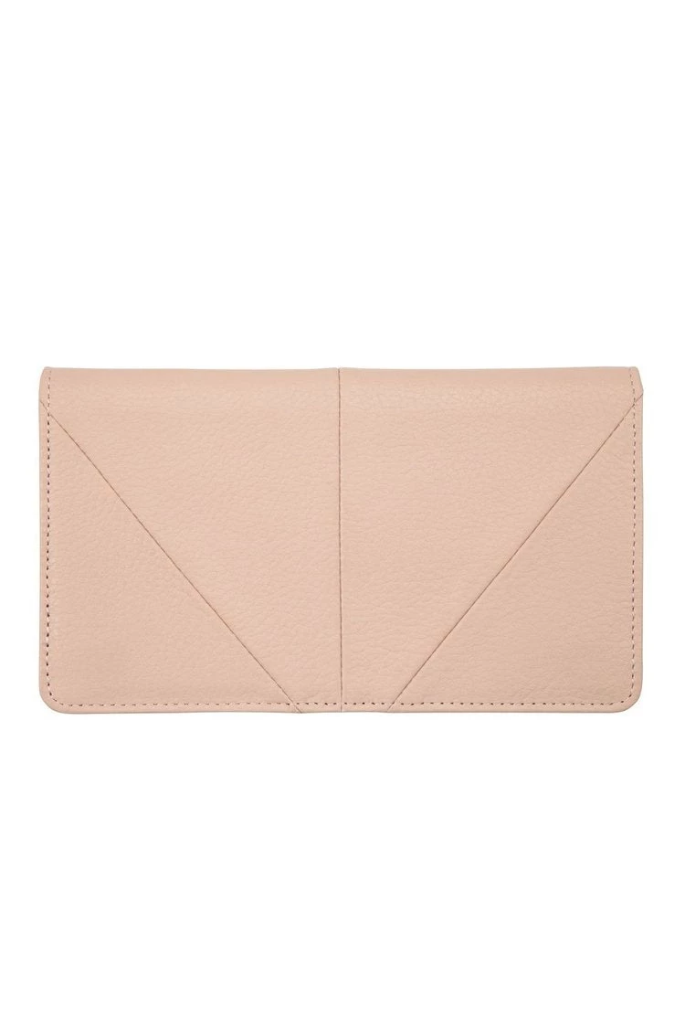 Status Anxiety Triple Threat Dusty Pink Foldover Wallet Bags & Wallets