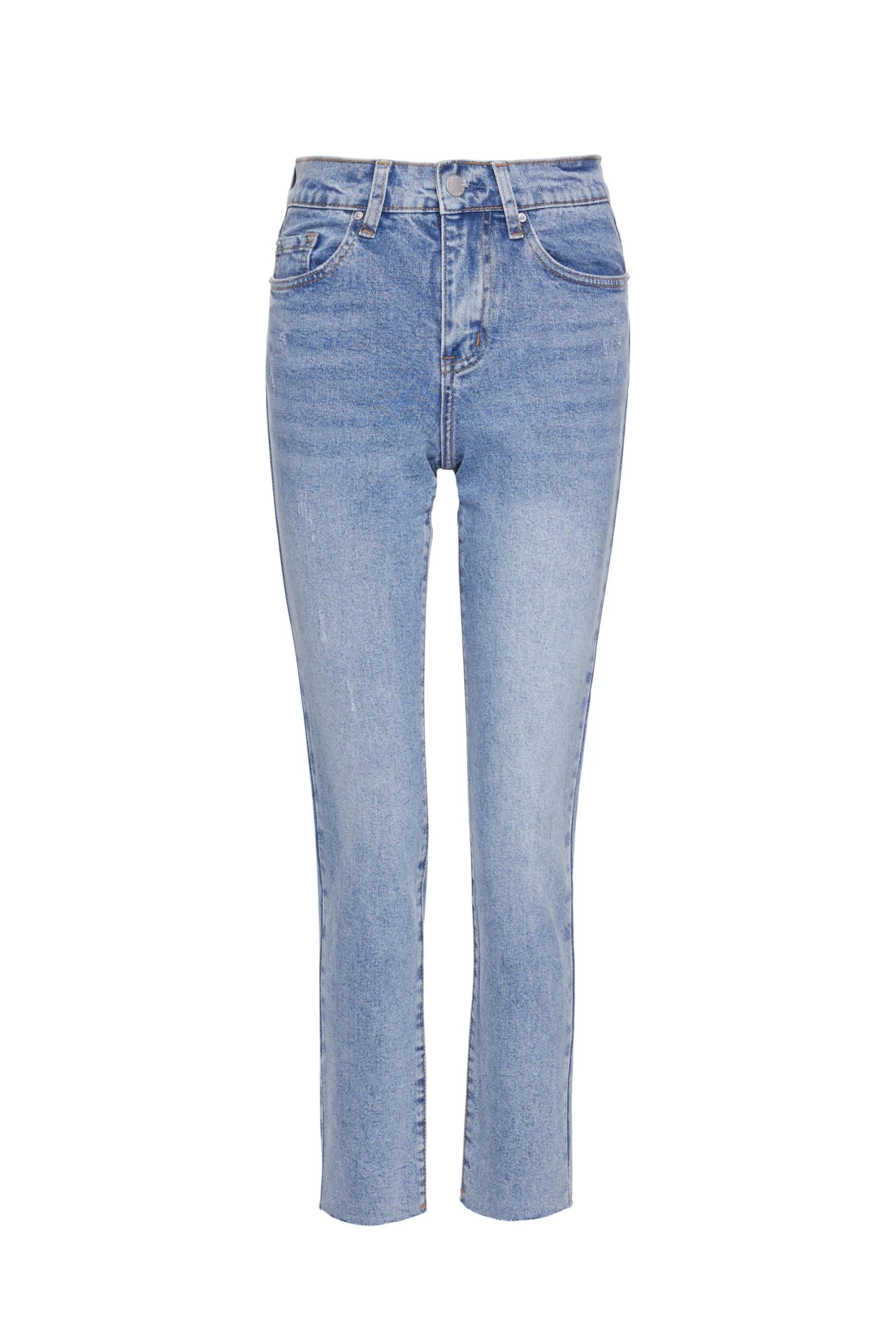 Among The Brave Stella Light Blue Slim Leg Denim Jean