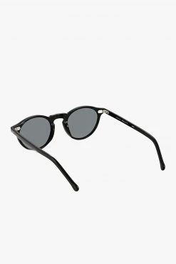 Status Anxiety Eyewear Ascetic Black Round Sunglasses