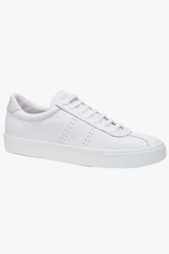 Superga Get The Look 2843 Club S Comfort All White Leather Sneaker