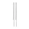 Pilgrim Tahoe Thread Bar Earrings Silver Jewellery