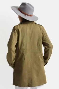 Brixton Quardro Military Olive Twill Jacket