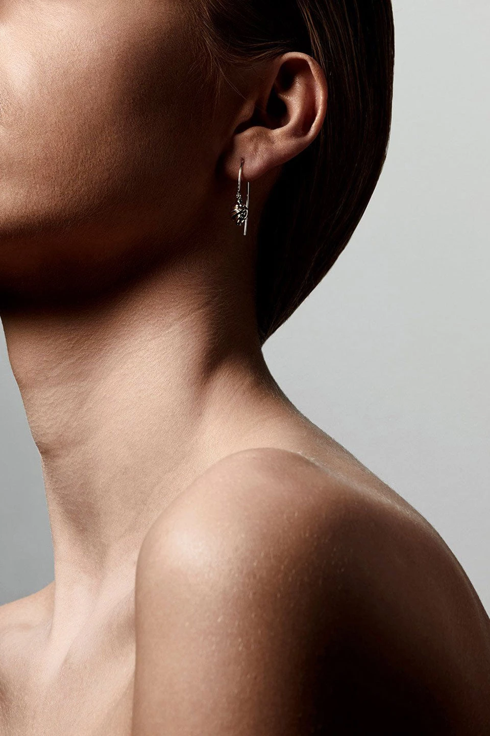 Pilgrim Jewellery Tolerance Abstract Drop Hook Earrings Gold Plated