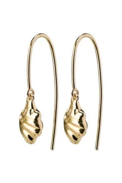 Pilgrim Jewellery Tolerance Abstract Drop Hook Earrings Gold Plated