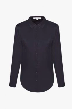 Ivy + Jack Ultimate Navy Linen Shirt Tops & Tees