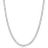 Silver Linings Axel Snake Chain Silver Necklace Jewellery