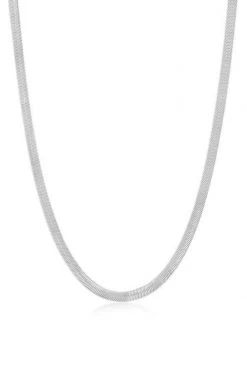 Silver Linings Axel Snake Chain Silver Necklace Jewellery
