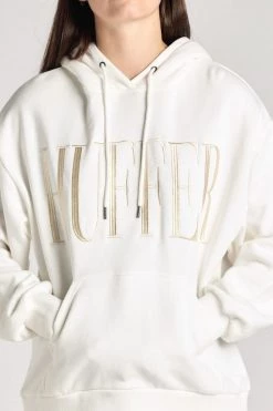 Huffer Loungewear Basics Girlfriend Chalk Hood 350