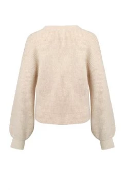 Among The Brave Wholesome String Chunky Blousen Sleeve Cropped Cardigan Knitwear