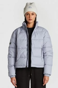 Huffer Track Down Iris Puffer Jacket New In
