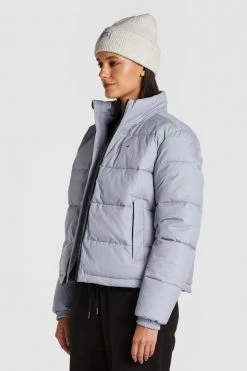 Huffer Track Down Iris Puffer Jacket New In