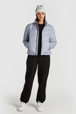 Huffer Track Down Iris Puffer Jacket New In