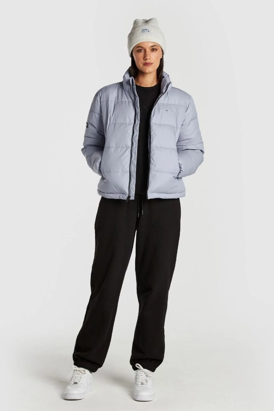 Huffer Track Down Iris Puffer Jacket New In