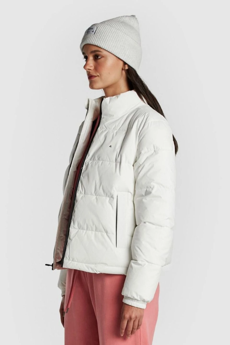 Huffer Track Down White Puffer Jacket Jackets & Coats