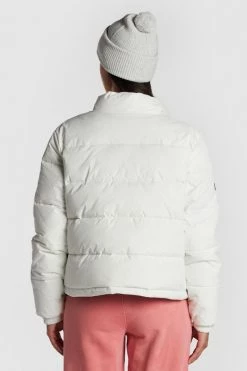Huffer Track Down White Puffer Jacket Jackets & Coats