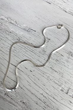 Silver Linings Axel Snake Chain Silver Necklace Jewellery