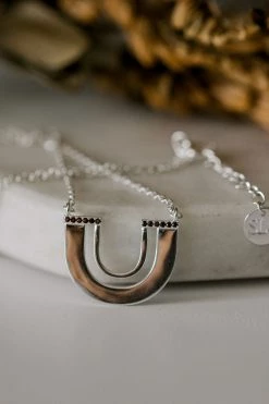 Silver Linings Zulu Silver U Shape Necklace