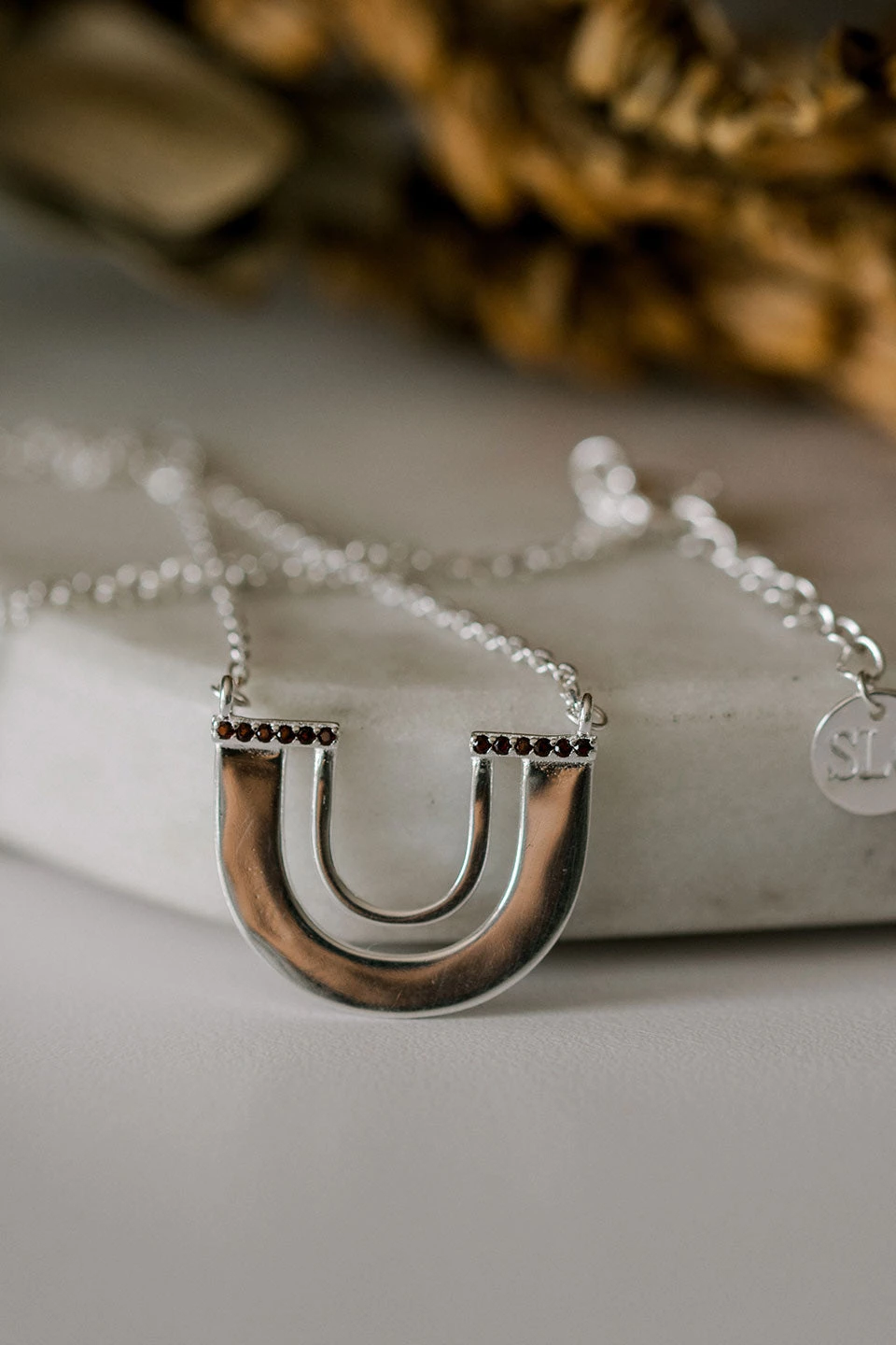 Silver Linings Zulu Silver U Shape Necklace
