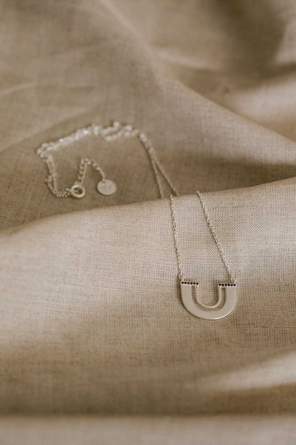 Silver Linings Zulu Silver U Shape Necklace